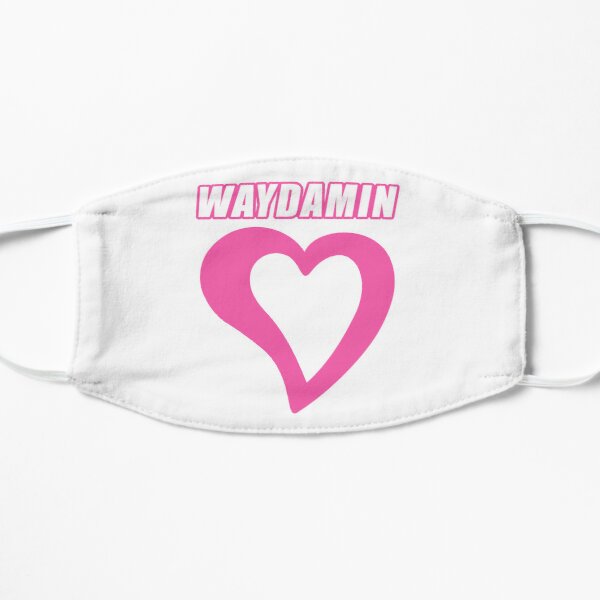 Waydamin Merch Way Damin Heart Flat Mask RB2109 product Offical waydamin Merch