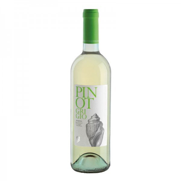 Pinot Grigio DOC 2019 Cantina Colli Euganei Vino bianco fermo secco. 13,5° Per primi piatti di pesce carni bianche salumi formaggi crostacei