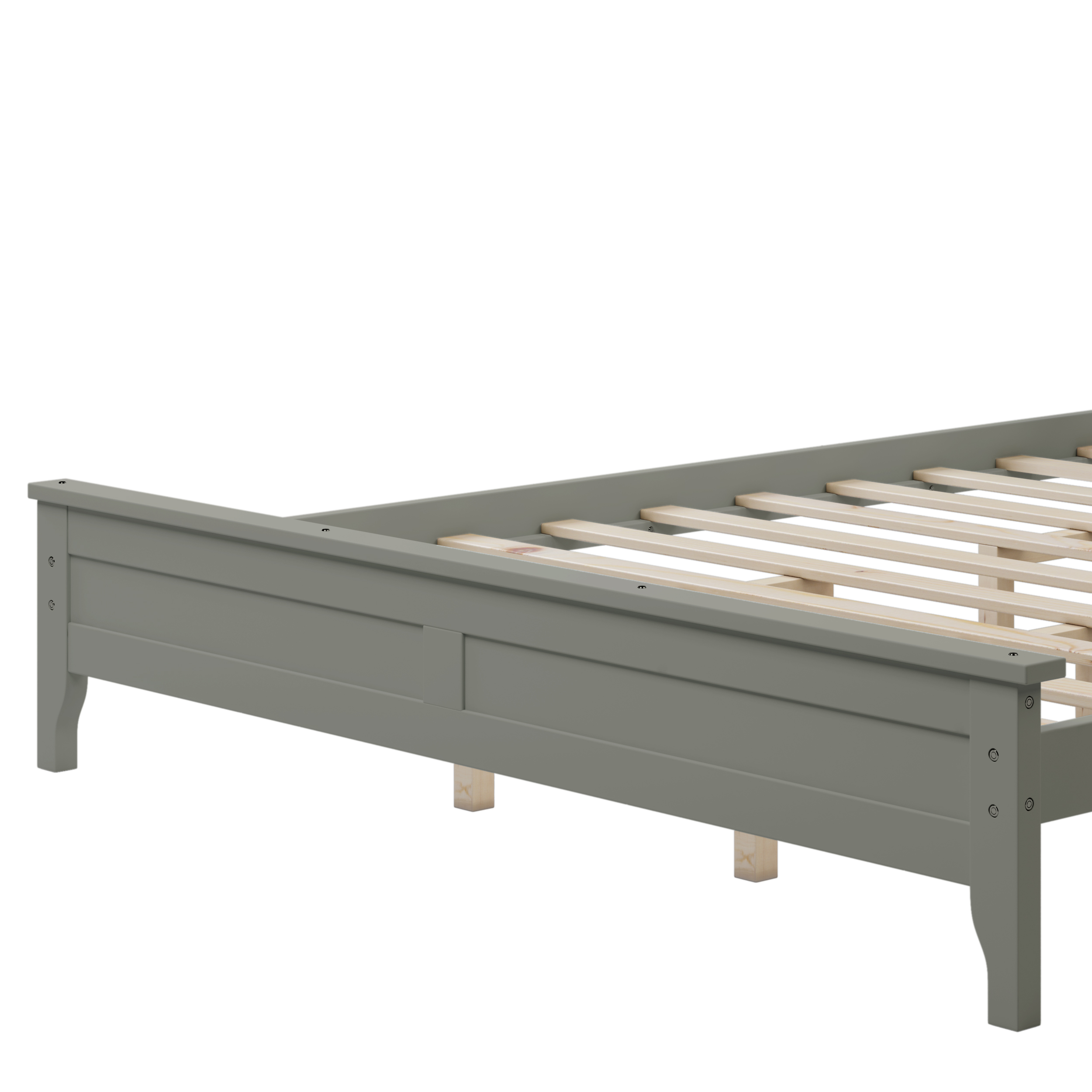 Modern Solid Wood Queen Size Platform Bed - WF315101AAE