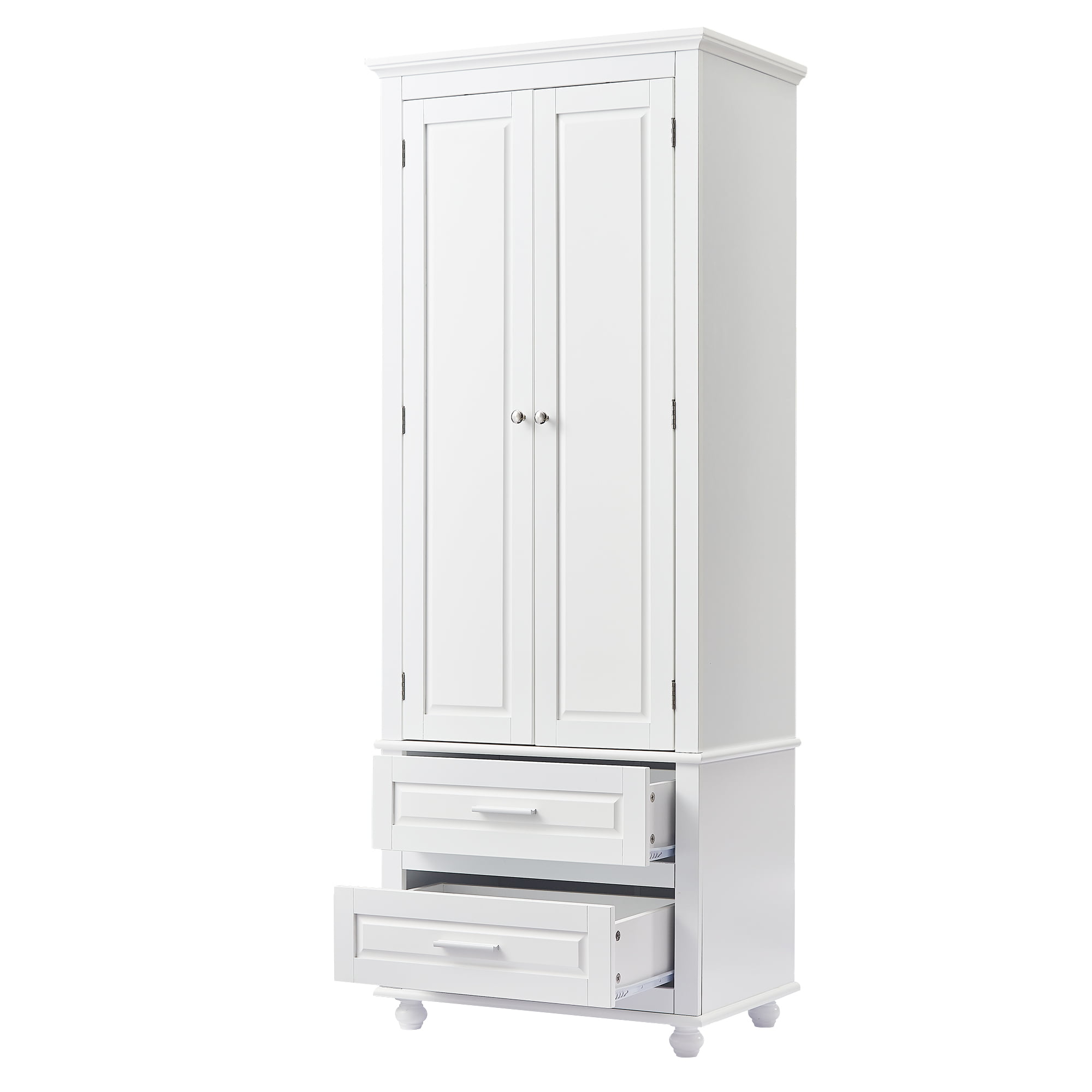 Tall Storage Cabinet With Two Drawers - WF299284AAK