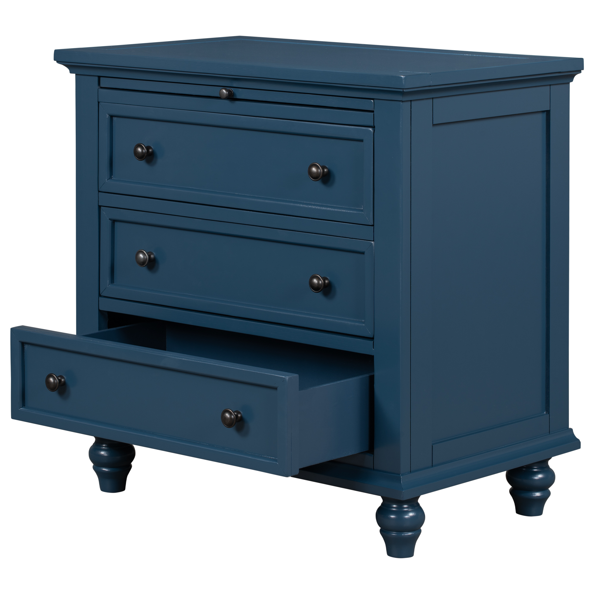 3-drawer Storage Wood Cabinet, End Table With Pull Out Tray As Same As Wf296671aak - WF319367AAV