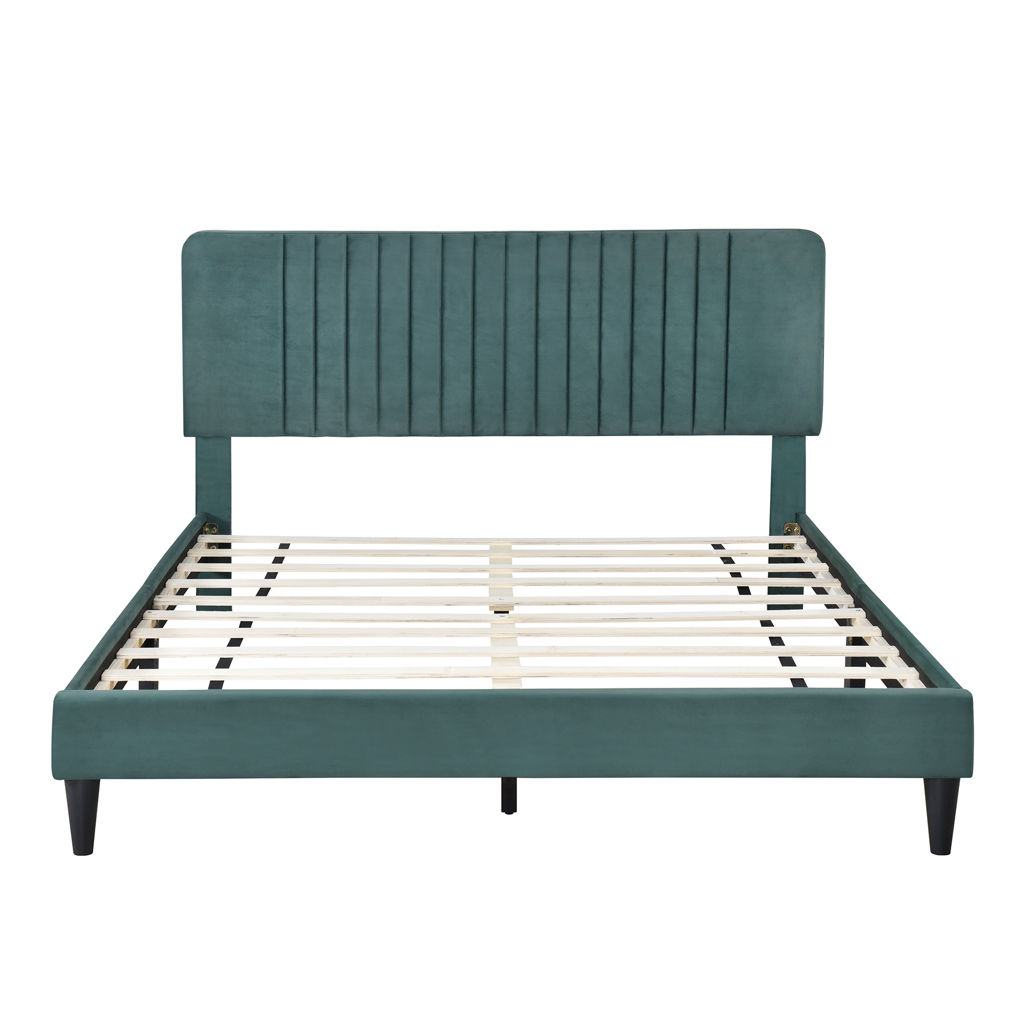 Queen Size Upholstered Platform Bed,No Box Spring Needed - WF294742AAF