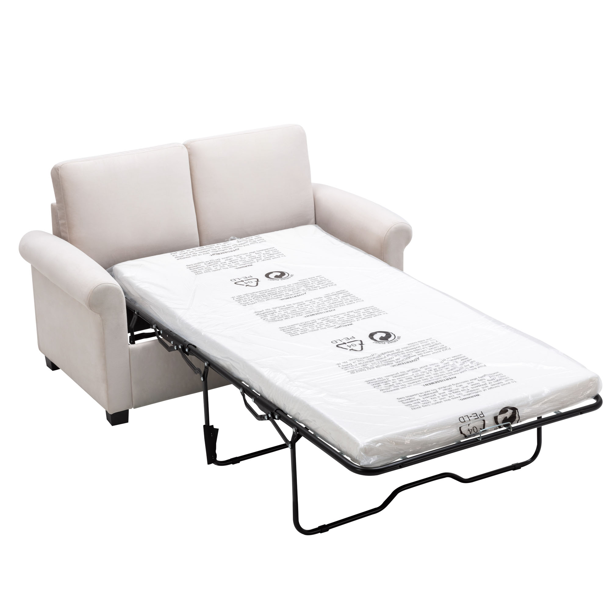 Sleeper Sofa Bed with Premium Mattress Pad - WF296899AAK