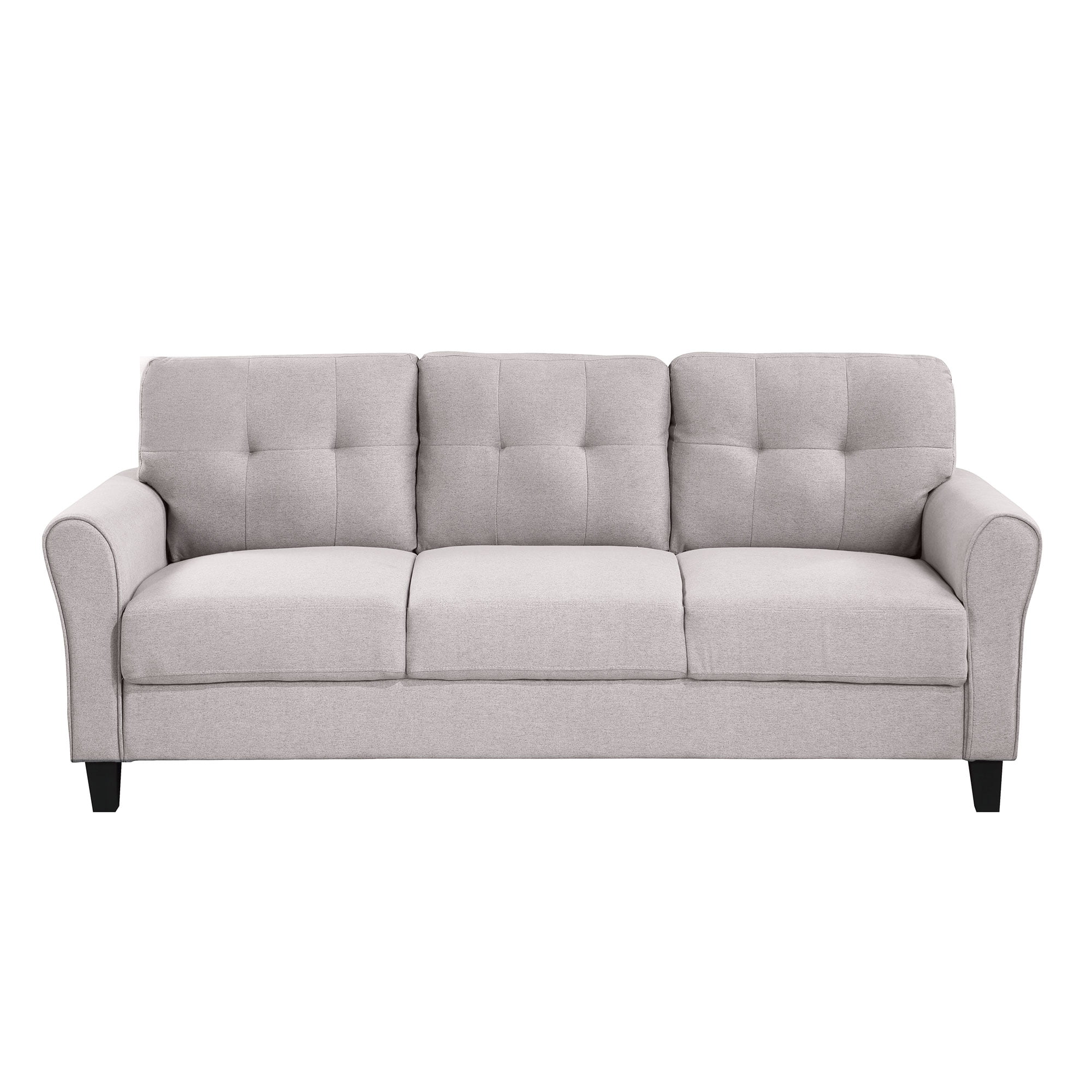 Linen Upholstered Living Room Sofa Set, 1+3-Seat - SG000693AAR