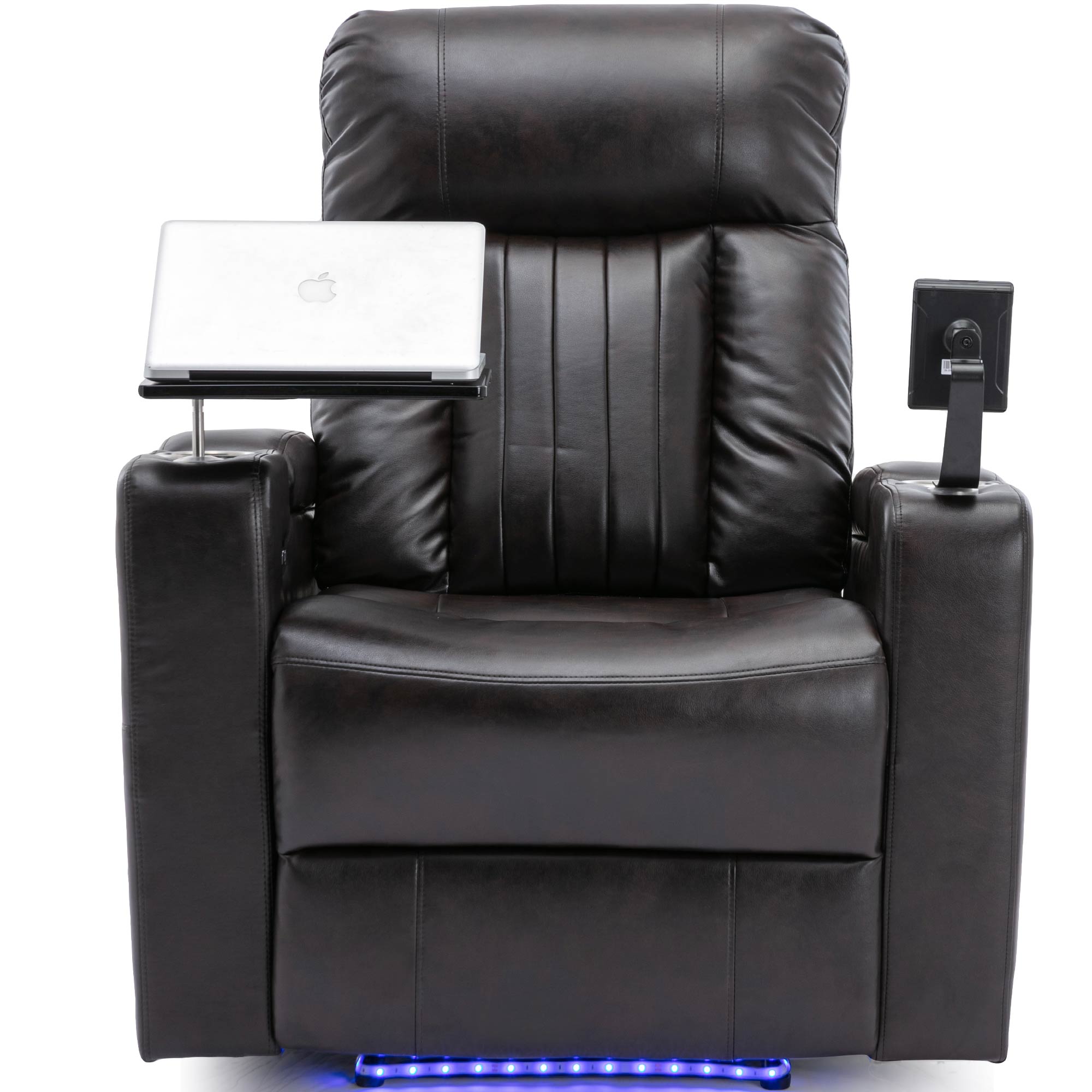 Power Motion Recliner with USB Charging Port and Hidden Arm Storage - SG000710AAD