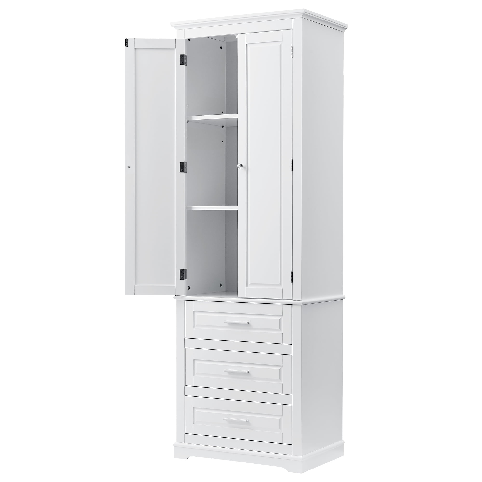 Tall Storage Cabinet With Three Drawers - WF299282AAK