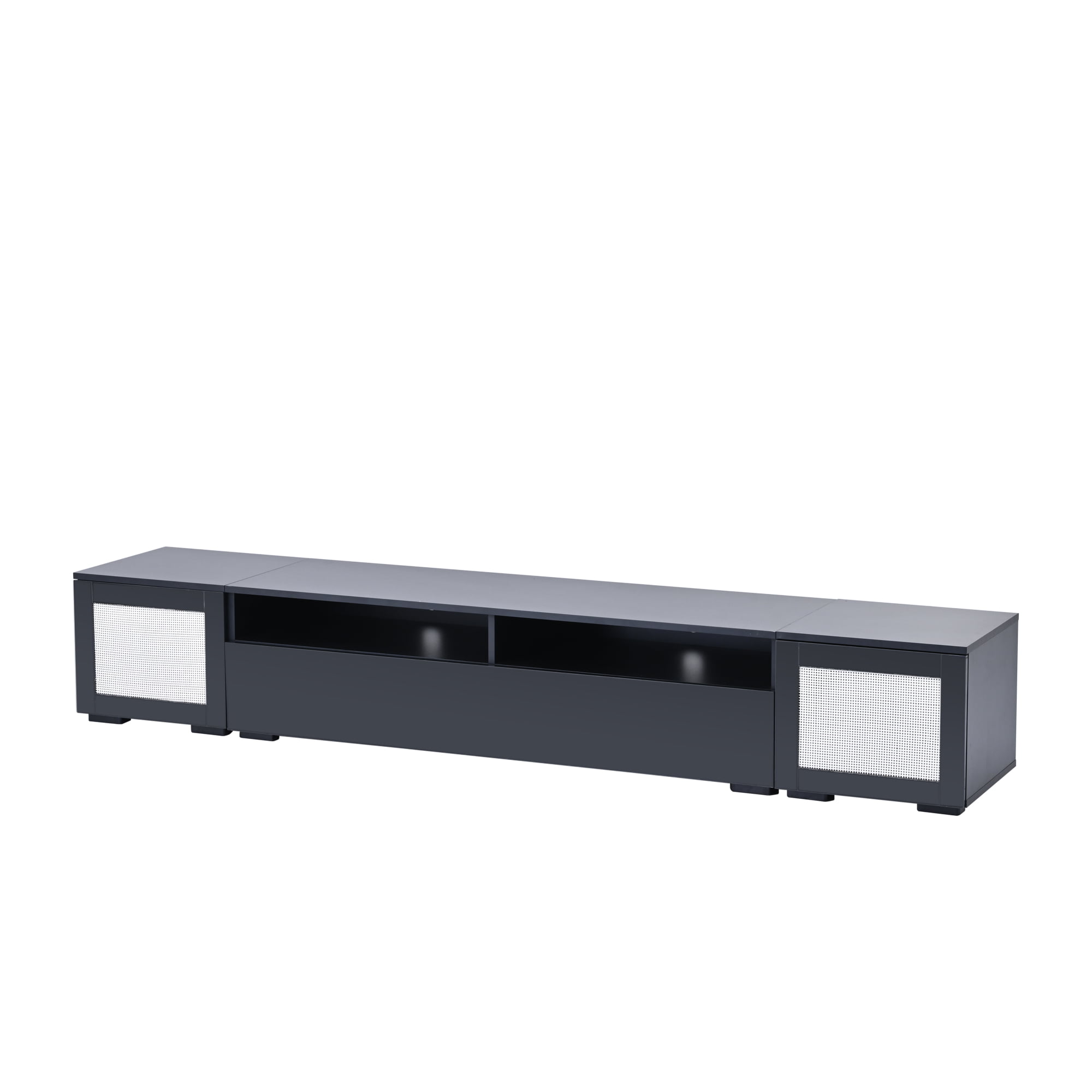 3 Pieces Extended TV Console Table For TVs Up To 90" - WF300276AAB