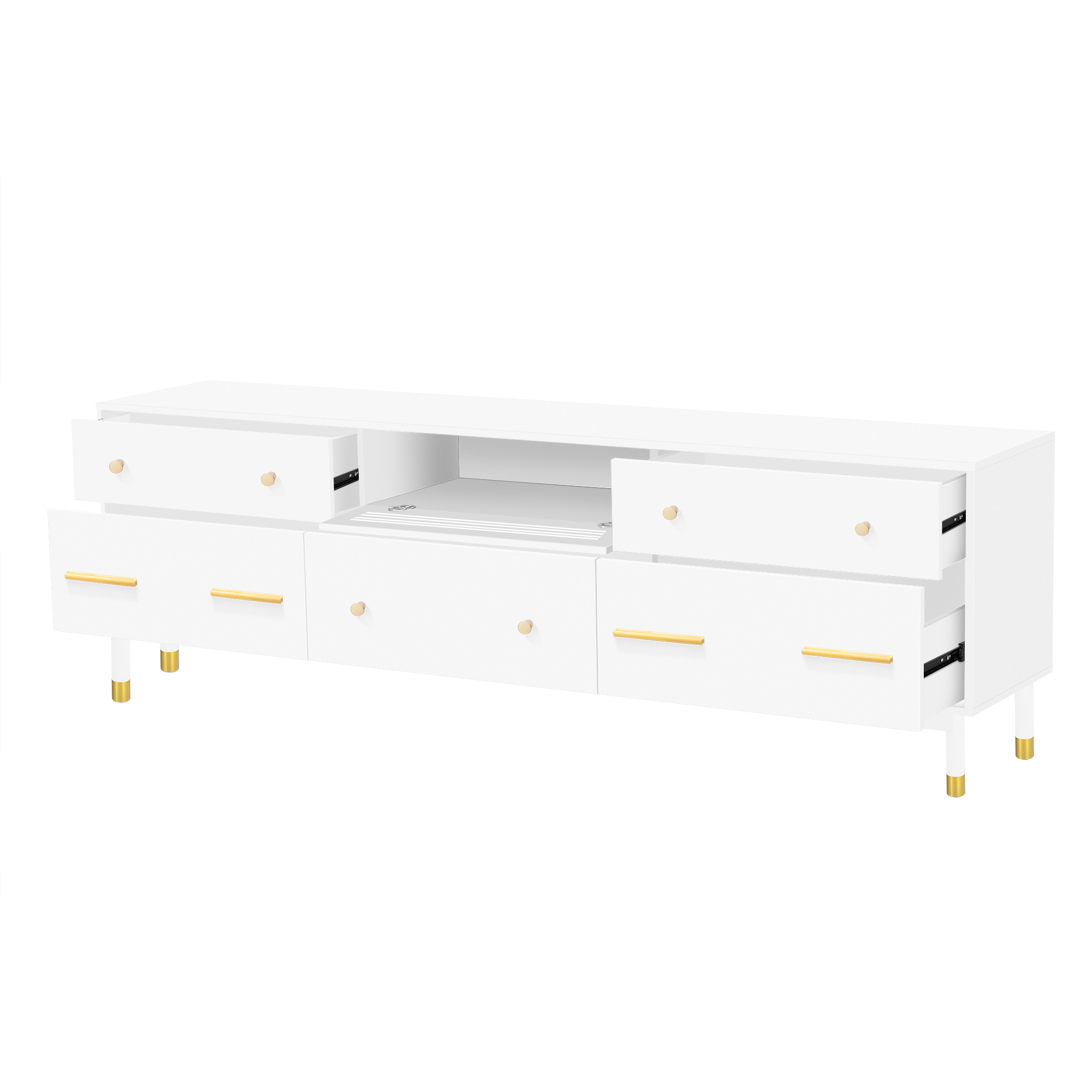 Modern TV Stand with Storage For 75+ Inch - SJ000114AAK