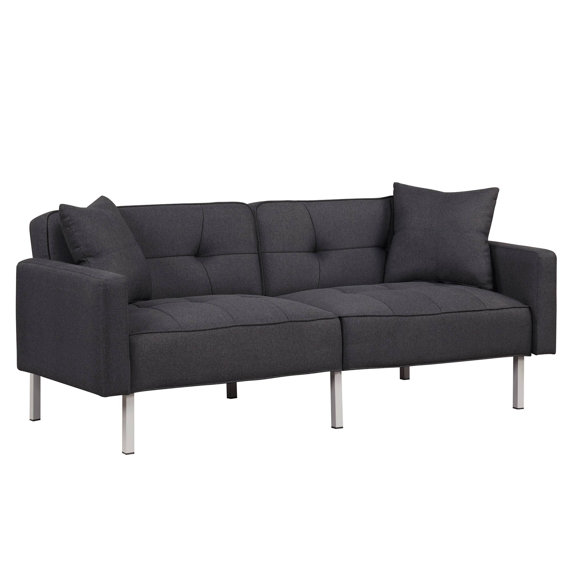 Modern Convertible Folding Futon Sofa Bed - SG000375AAB