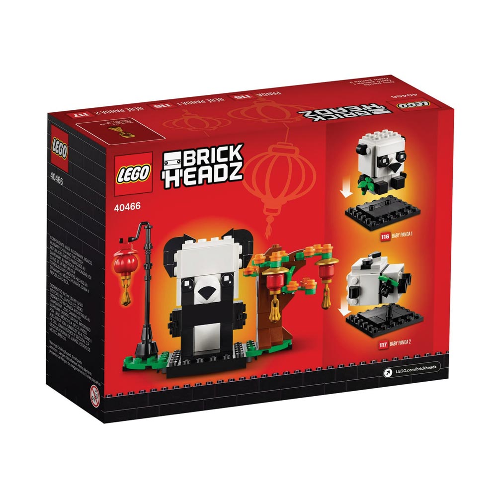 LEGO Brickheadz 40466 Chinese New Year Pandas — Brick-a-brac-uk