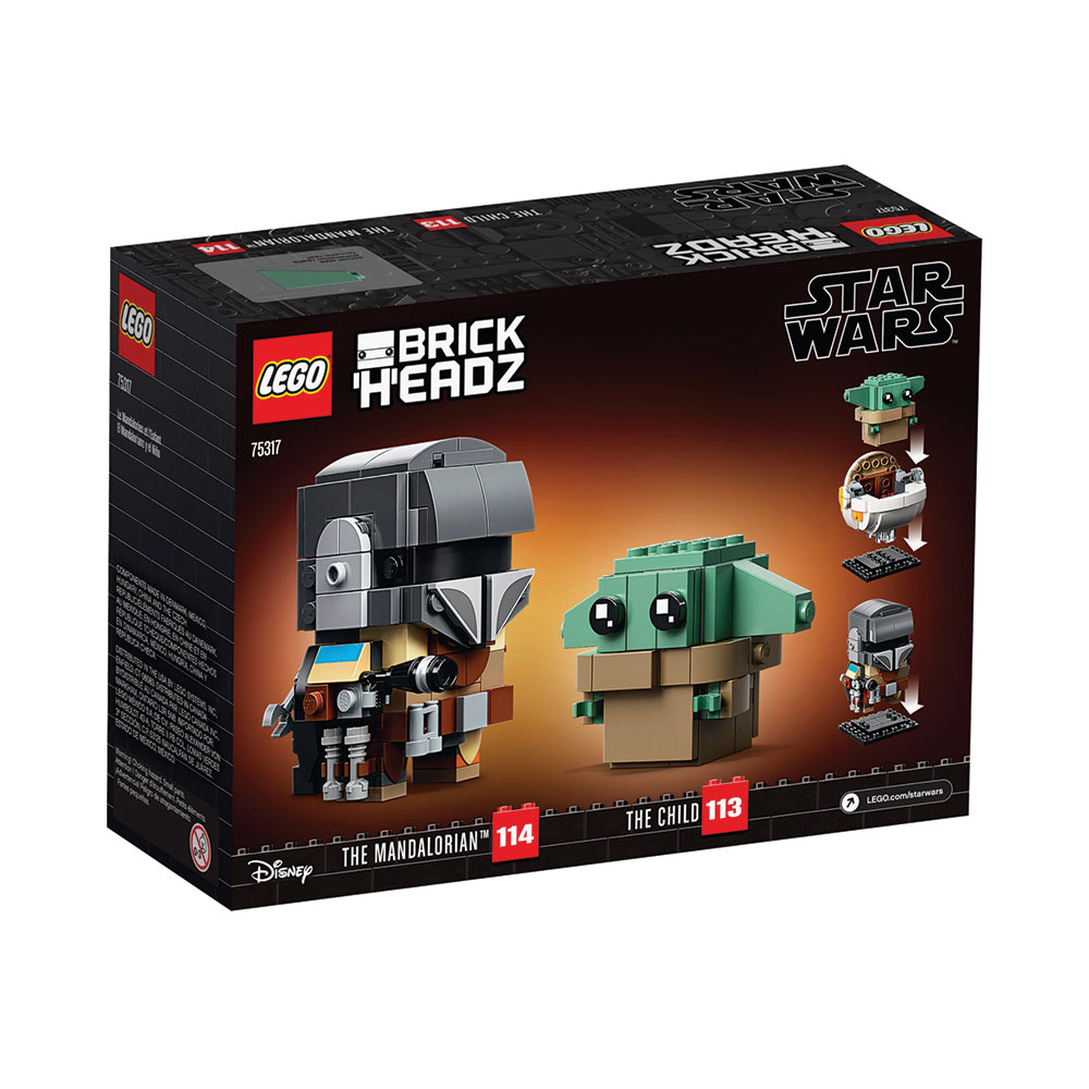 75317 Lego BrickHeadz The Mandalorian the Child Brickly