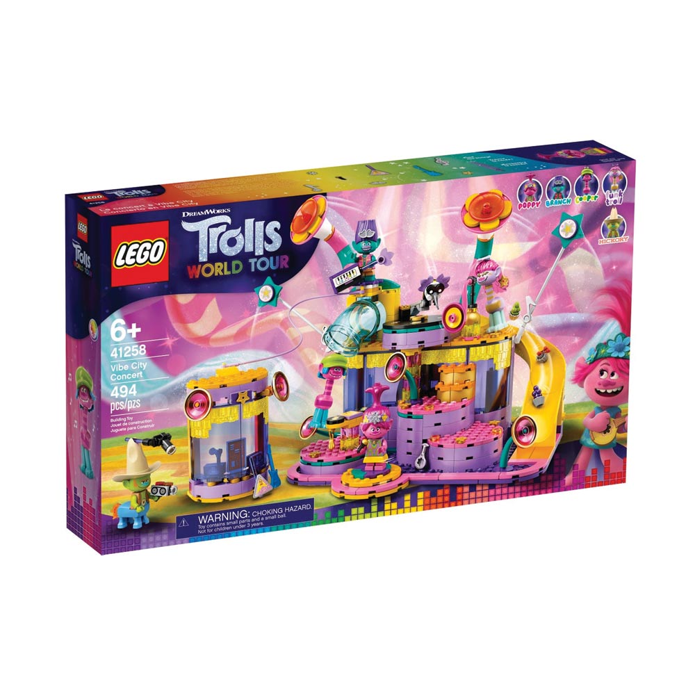 41258 Lego Trolls World Tour Vibe City Concert - Brickly