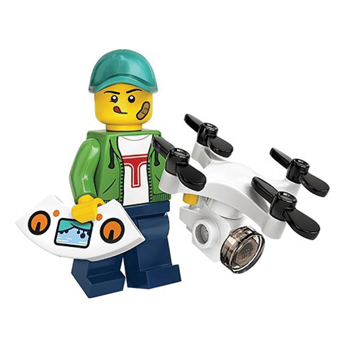 71027 16 Lego Series 20 Minifigures Drone Boy Brickly