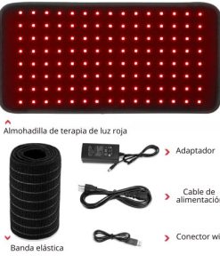  Wolezek - Terapia de luz roja, 18 luces LED, foco de