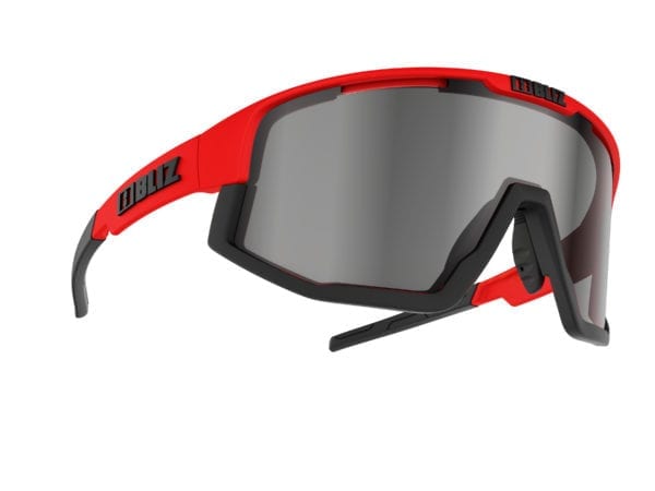 BLIZ FUSION Shiny red/smoke w silver mirror (Filt.Cat.3) 2
