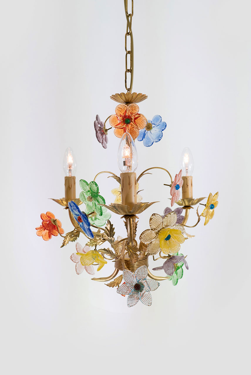 Model 287/3 Chandelier in wrought iron , hand forged by the best crafters