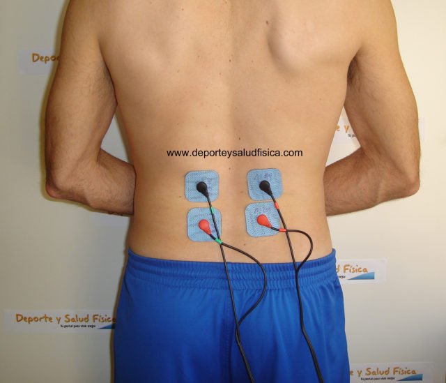 Electroestimulacion y electroestimuladores para quitar contracturas y dolor de espalda. Tens. Cefar, compex, globus.