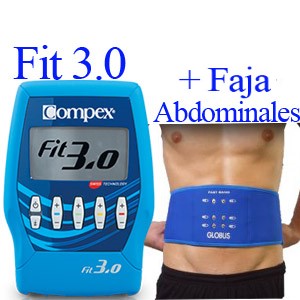 Compex Fit 3.0 mas faja abdominales
