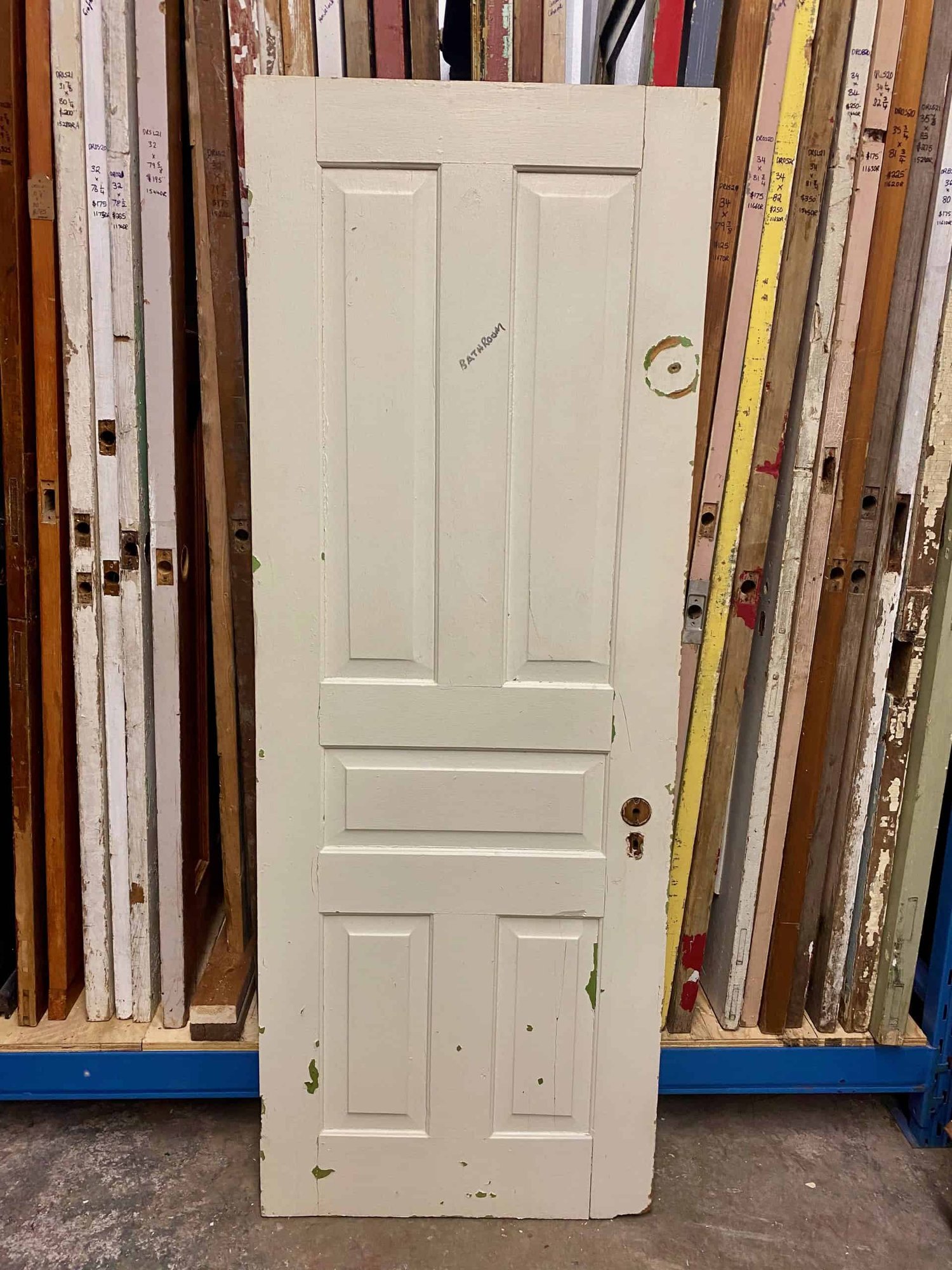 Antique Wooden 4-panel Door