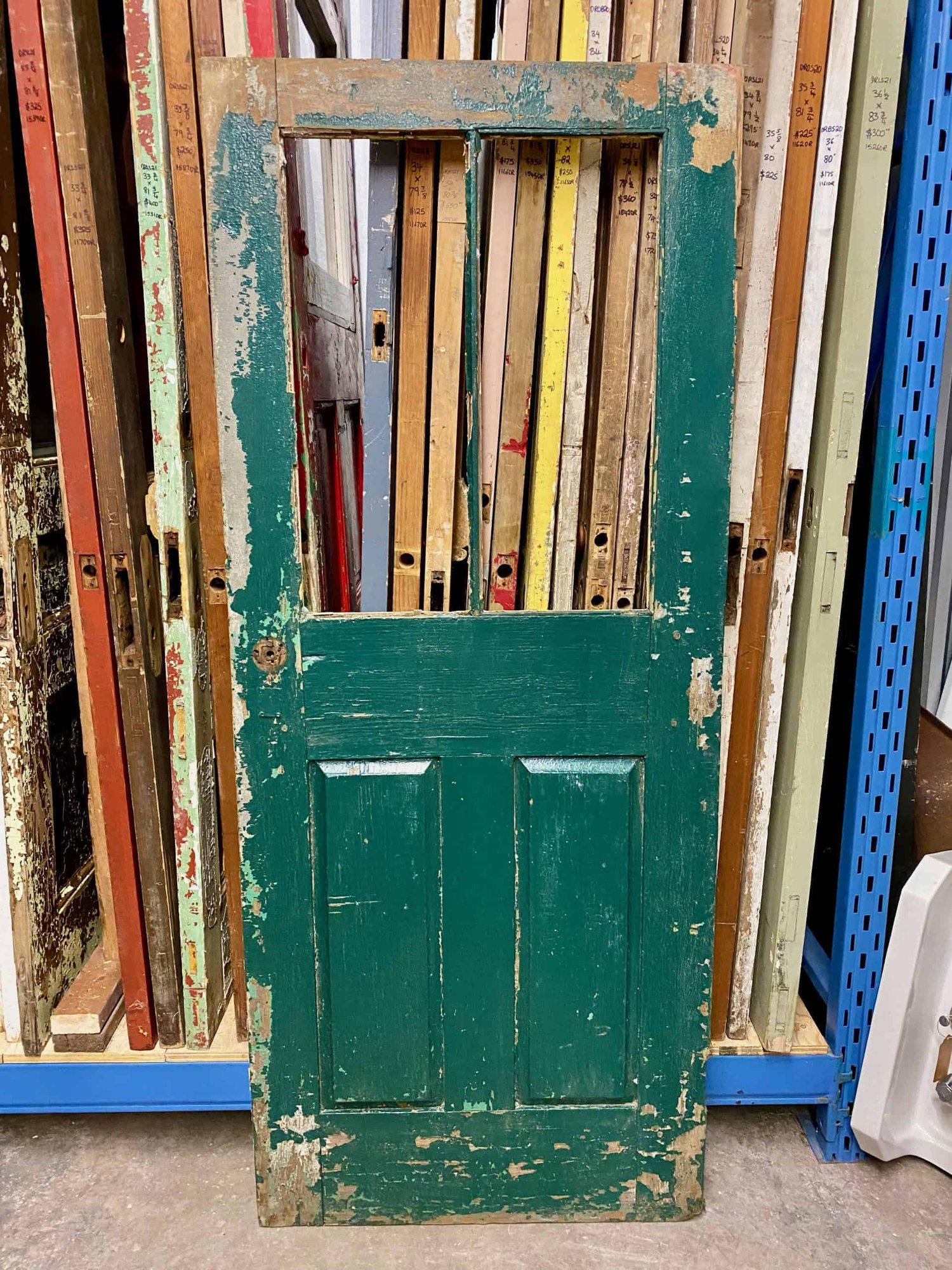 Antique Glazed Entry Door 31