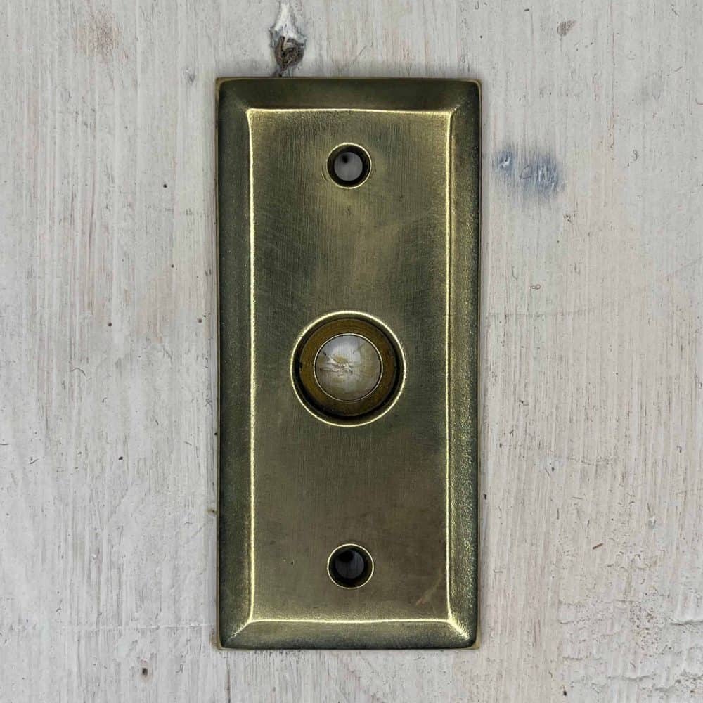 Antique Brass Doorbell Trim
