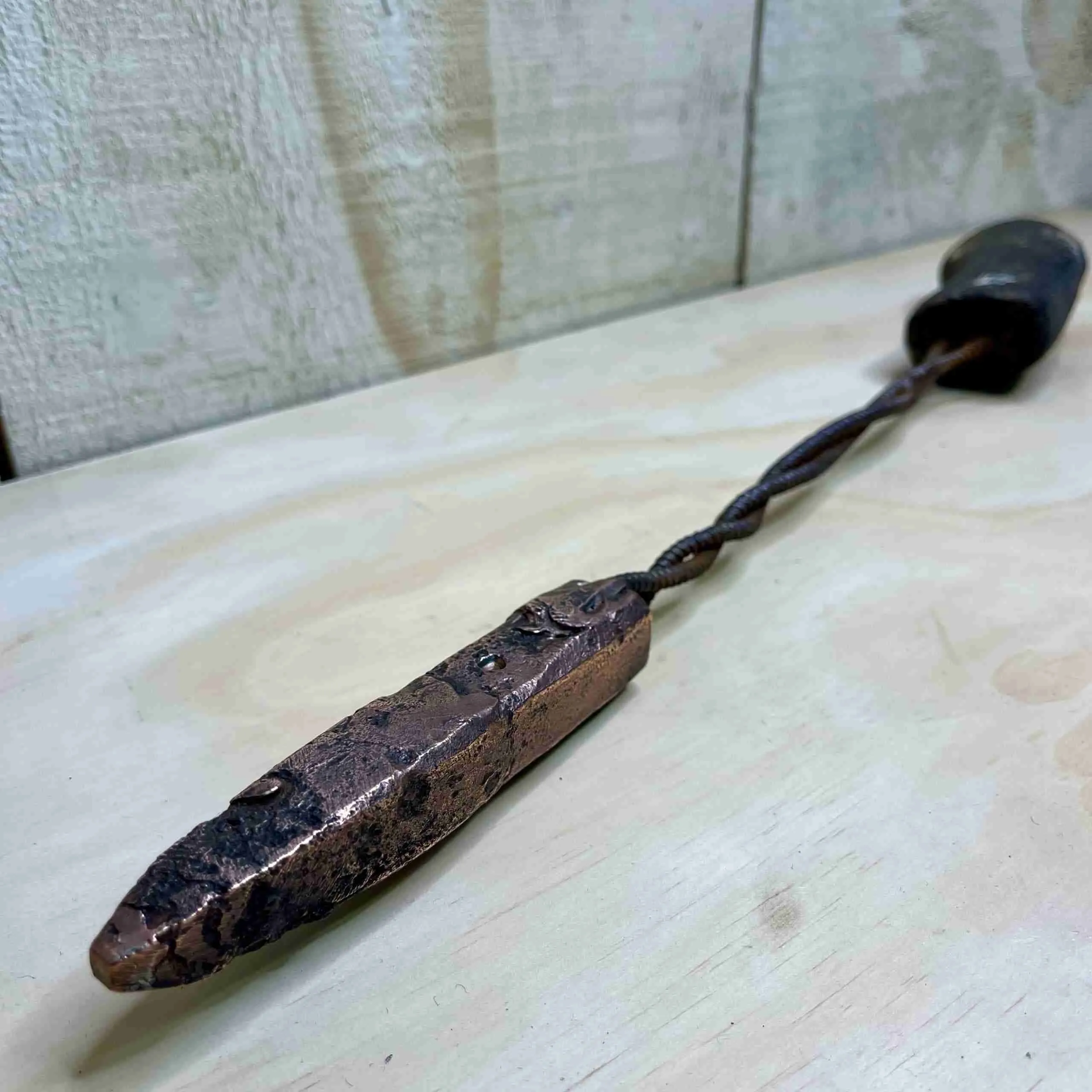 Antique Bronze Soldering Iron Historic House Salvage