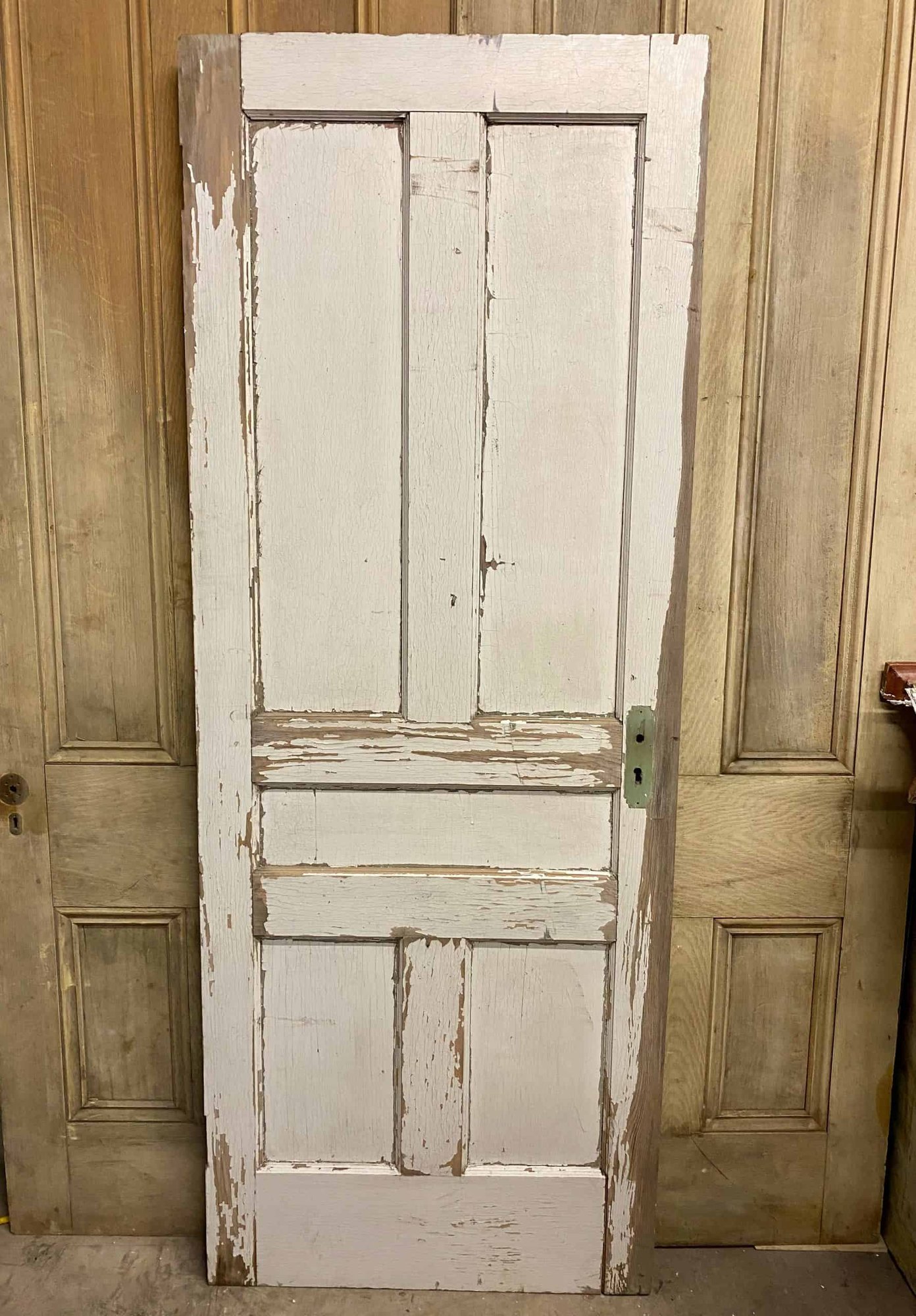 Antique 5-panel Door 30 5/8