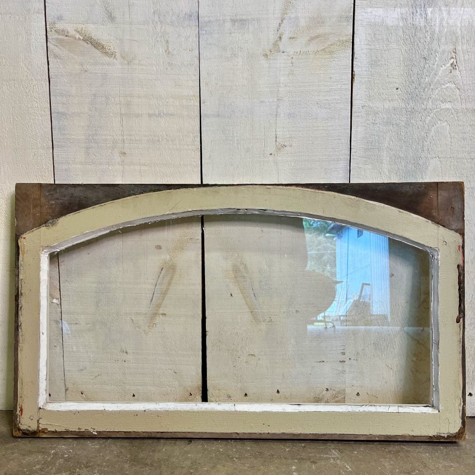 Antique Curved Glass Transom