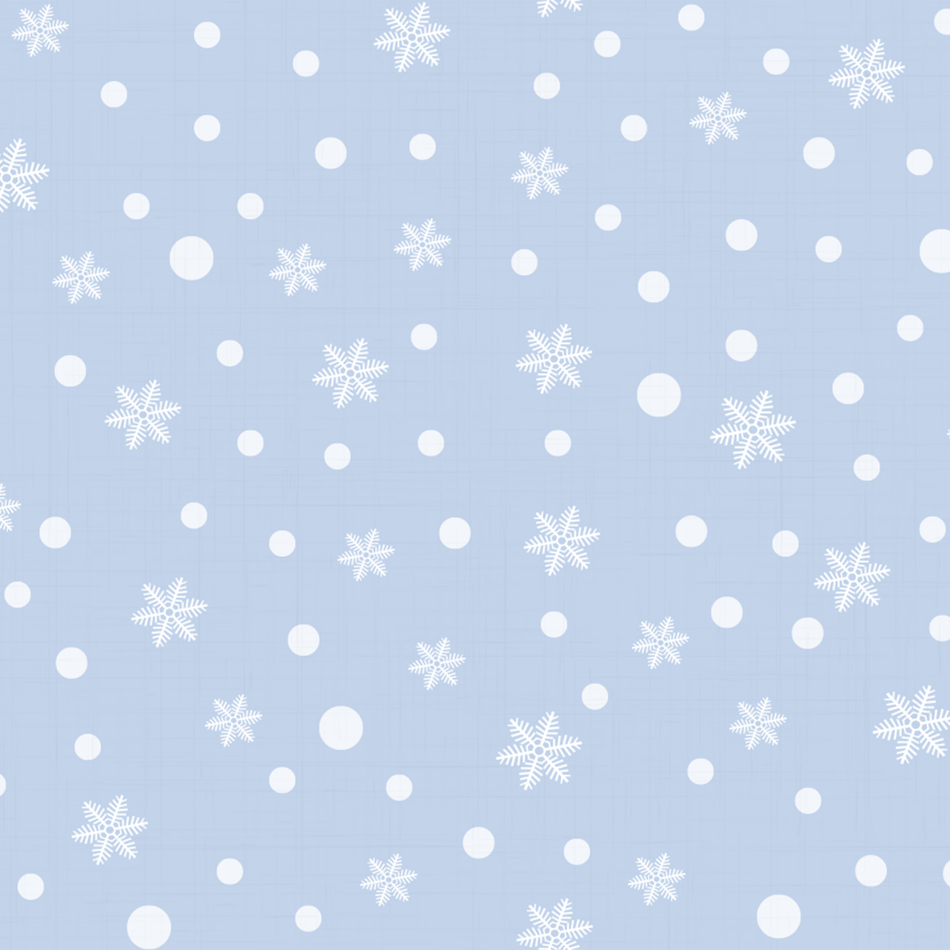 Papel de Parede Neve em Flocos Azul e Branco