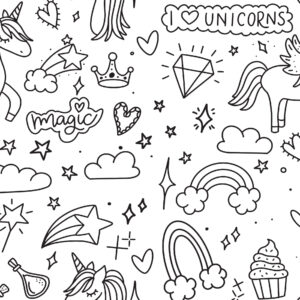 desenho para colorir unicornio - Atividades para a Educação Infantil -  Cantinho do Saber