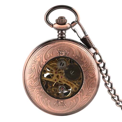 Reloj de Bolsillo Mecánico Rueda Dentada