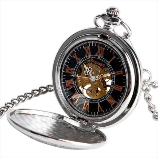 Reloj de Bolsillo Mecánico Dragón Oriental