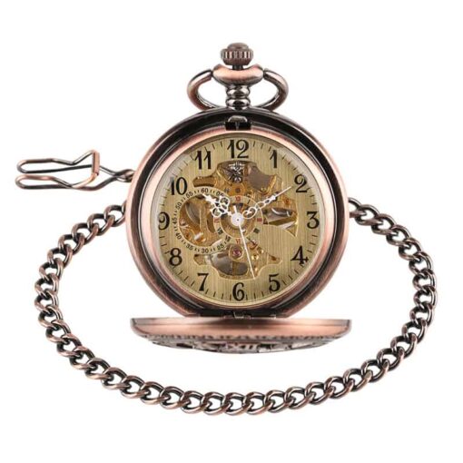 Reloj de Bolsillo Mecánico Rueda Dentada