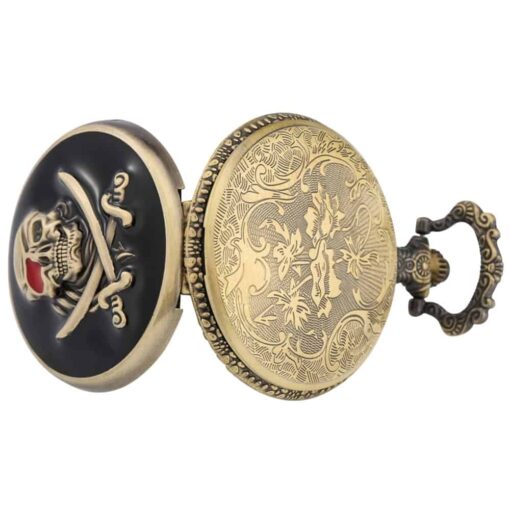 Reloj de Bolsillo Calavera de Pirata