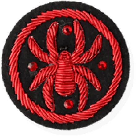 Embroidery custom iron on patch – uimaginestudios
