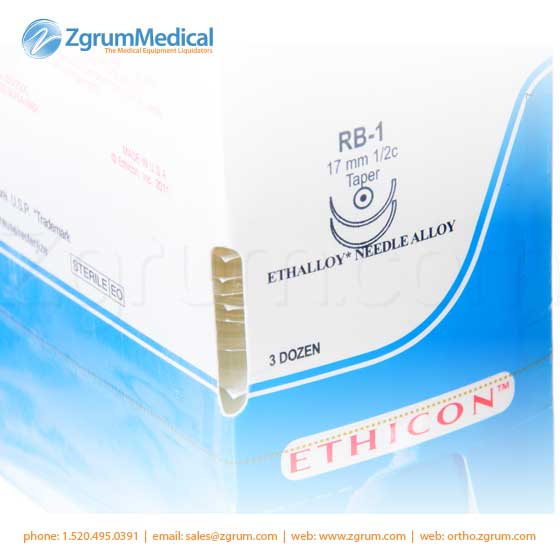 Ethicon 8557h 4 0 Prolene Suture Blue Monofilament Zgrum Medical