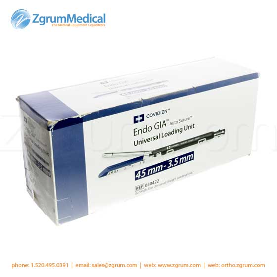 Covidien Auto Suture 030422 Endo GIA Universal 45 3.5 Straight Blue