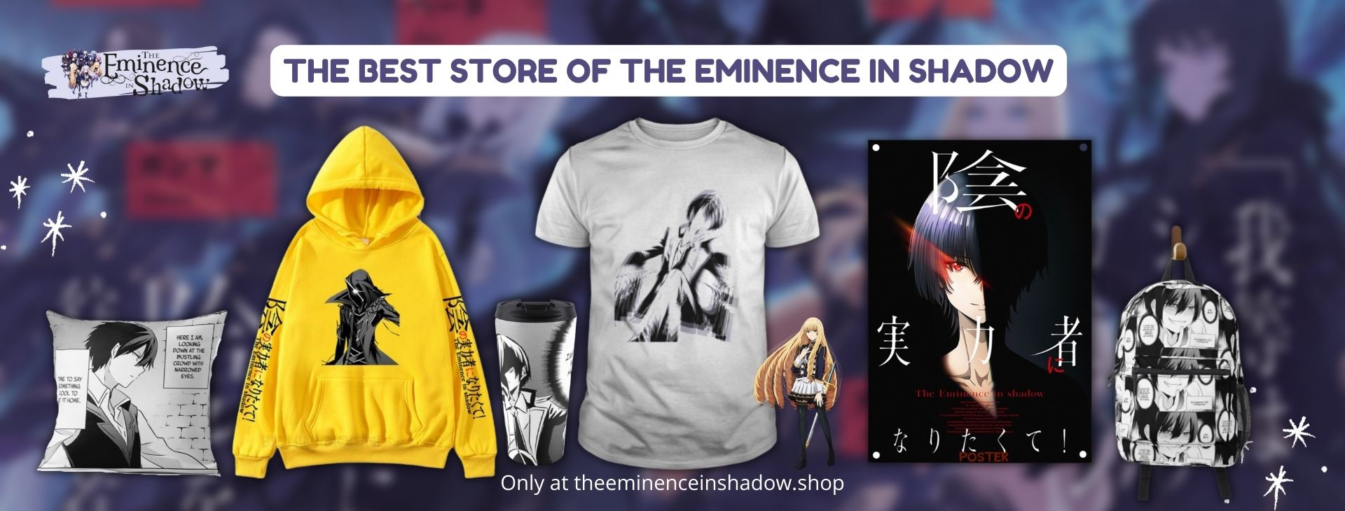 The Eminence in Shadow Shadow Garden T-Shirt Black M (Anime Toy) -  HobbySearch Anime Goods Store