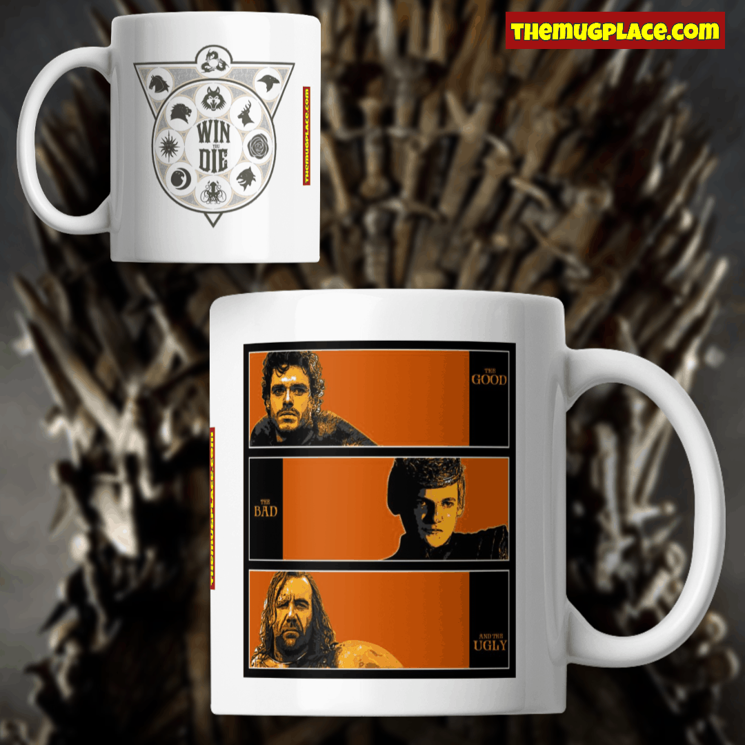 Game of Thrones mug. The good, the bad and the ugly