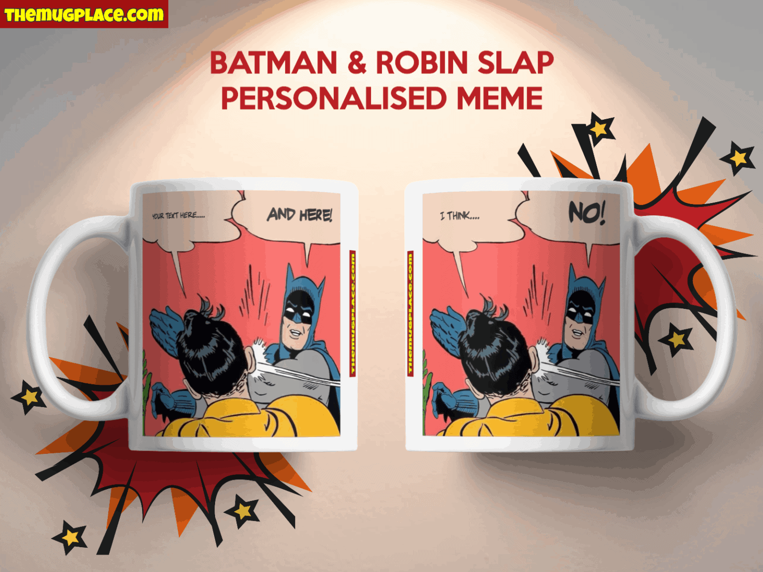 Batman Slapping Robin Mug