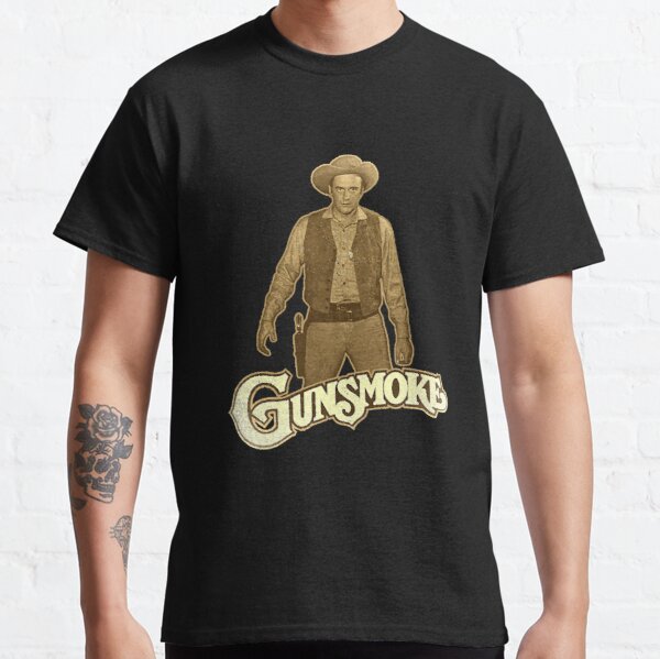 Gunsmoke James Arnes Anime Cowboy Trigun Movies With Famous Actors Classic T-Shirt RB0712 product Offical trigun Merch