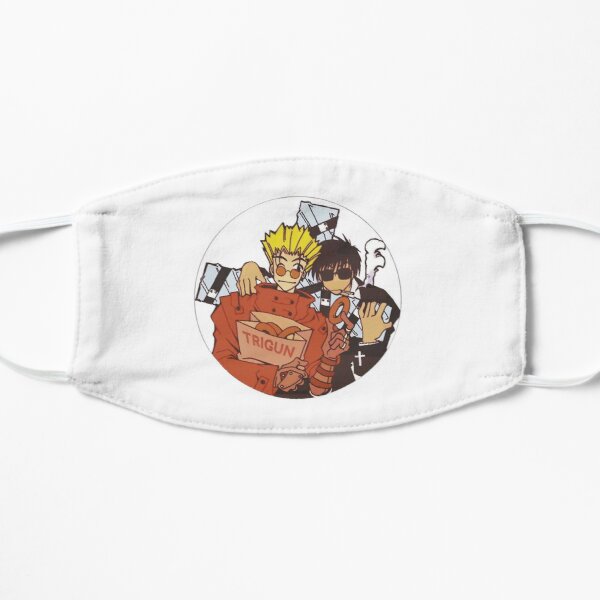 Trigun and Nightow Flat Mask RB0712 product Offical trigun Merch