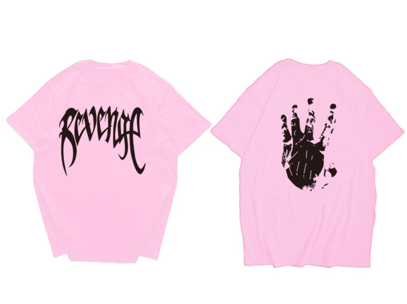 7 2020 Revenge T shirt Hip Hop Comfortable Casual Tshirt Homme Letter Print Cotton Hipster Tee Top - Xxxtentacion Store