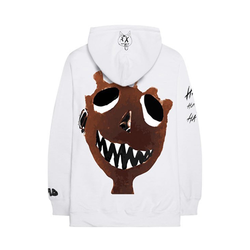 XXXTentacion Bad Vibes Forever Hoodie White 2 1 - Xxxtentacion Store