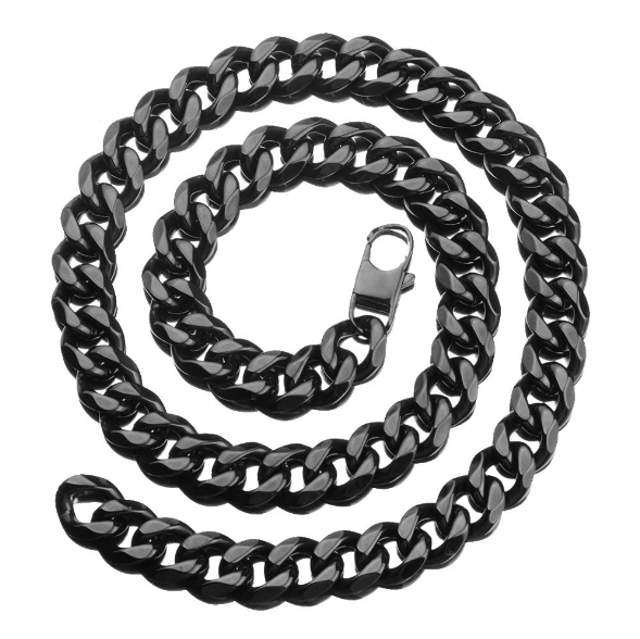 Xxxtentacion Choker 12mm Black Stainless Steel Chain Necklace 1 - Xxxtentacion Store