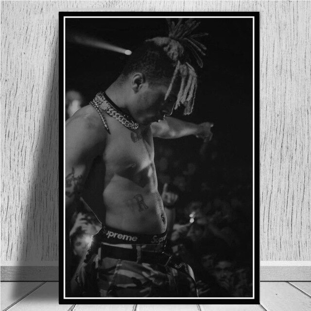3 XXXTentacion American Rapper Tribute Poster Inspired By Music