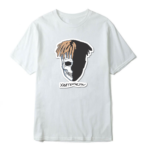 Xxxtentacion Skull Face T Shirt white - Xxxtentacion Store