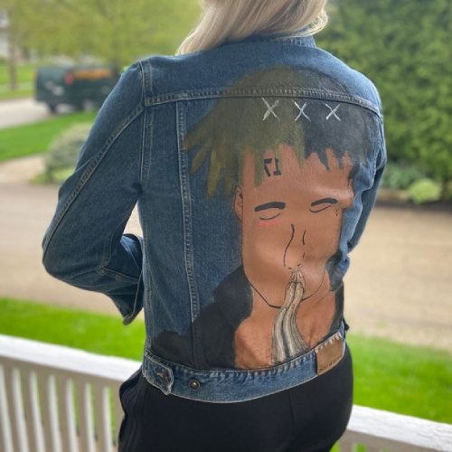 xxxtentacion Hand Painted Jean Jacket 3 - Xxxtentacion Store