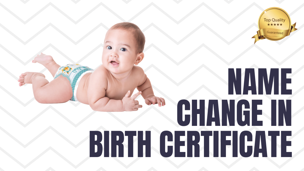 Letter To Change Name In Birth Certificate