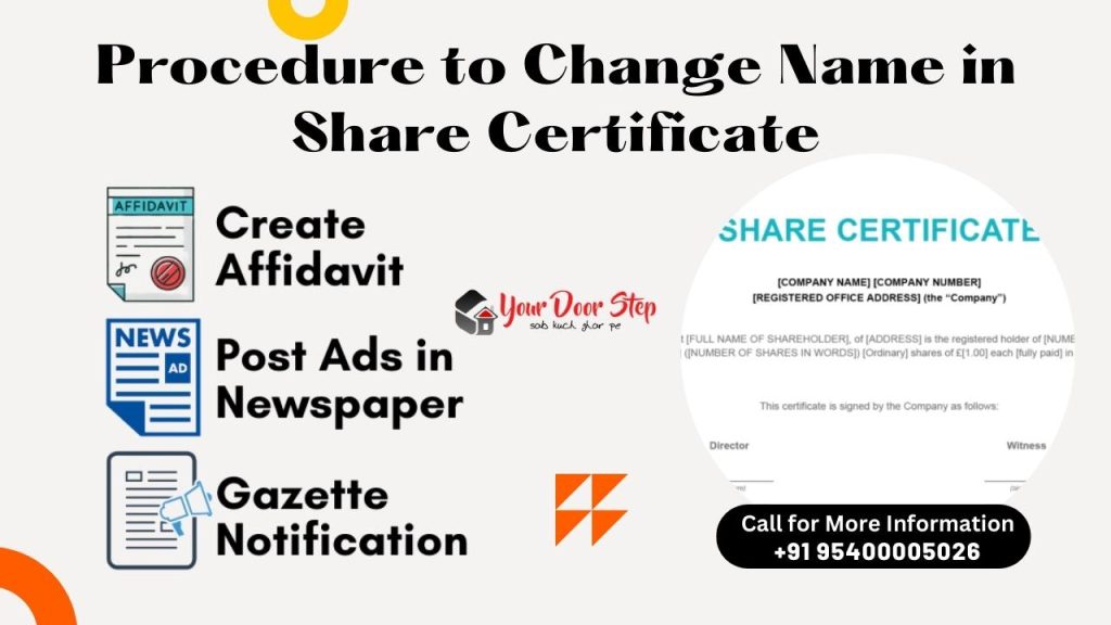 How To Correct Name Mismatch In Share Certificates in Rs 999? Full